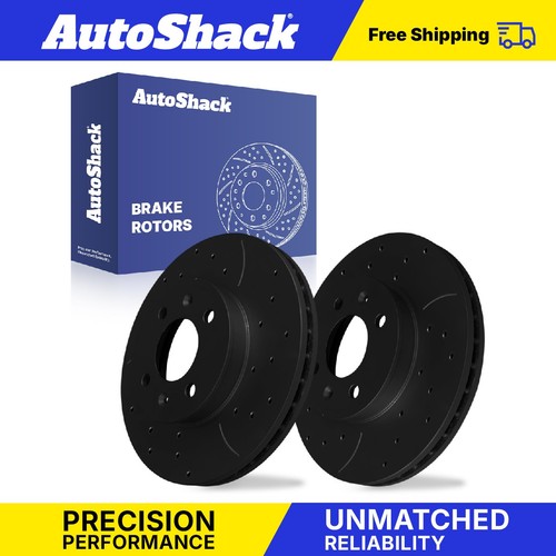 Front drilled slotted brake - front,